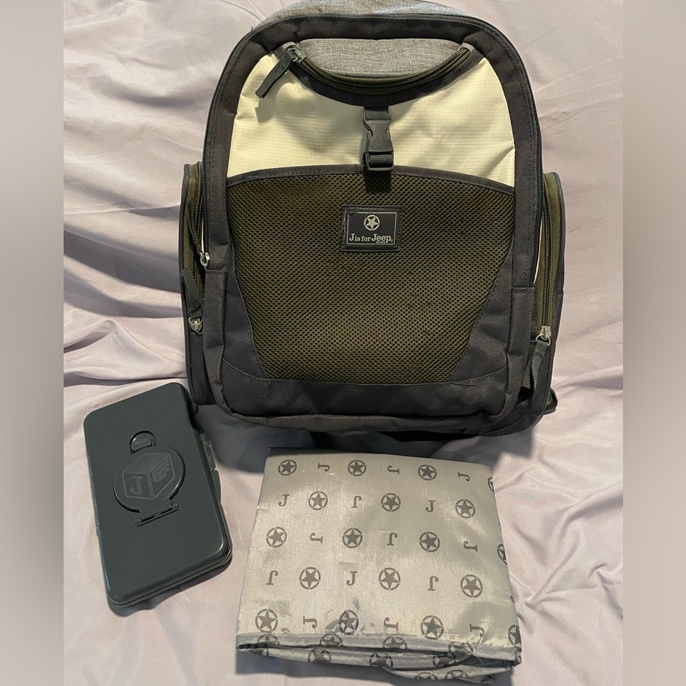 J is for Jeep Diaper Backpack
